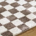 Shera Modern Dark Brown Washable Area Rug - Image 6