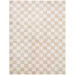 Shera Modern Beige Washable Area Rug