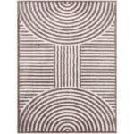 Marcela Modern Dark Brown Washable Area Rug - Image 3