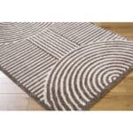 Marcela Modern Dark Brown Washable Area Rug - Image 4