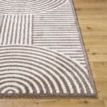 Marcela Modern Dark Brown Washable Area Rug - Image 7