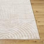 Marcela Modern Beige Washable Area Rug - Image 6
