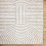 Marcela Modern Beige Washable Area Rug - Image 7