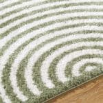 Marcela Modern Grass Green Washable Area Rug - Image 8