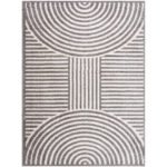 Marcela Modern Charcoal Washable Area Rug - Image 3