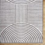 Marcela Modern Charcoal Washable Area Rug - Image 7