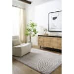 Marcela Modern Medium Gray Washable Area Rug