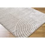 Marcela Modern Medium Gray Washable Area Rug - Image 3