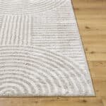 Marcela Modern Medium Gray Washable Area Rug - Image 4