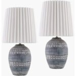 Jon Modern Light Gray Table Lamp