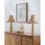 Durand Modern Lighrt Gray/Brown Table Lamp - Image 2