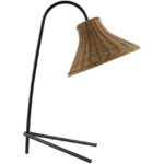 Liliana Rustic Black Table Lamp