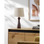 Edgardo Modern Dark Brown Table Lamp - Image 3