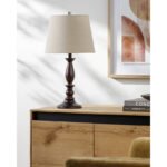 Summit Modern Dark Brown Table Lamp - Image 3