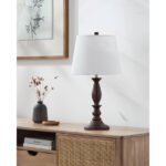 Summit Modern Dark Brown Table Lamp - Image 4