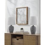Dwanna Modern Gray Table Lamp - Image 2