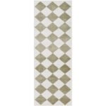 Senior Modern Dusty Sage Washable Area Rug - Image 3