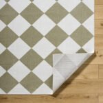Senior Modern Dusty Sage Washable Area Rug - Image 6