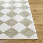 Senior Modern Dusty Sage Washable Area Rug - Image 7