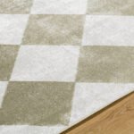 Senior Modern Dusty Sage Washable Area Rug - Image 5