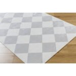 Senior Modern Light Gray Washable Area Rug - Image 5