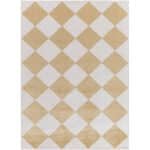 Senior Modern Saffron Washable Area Rug