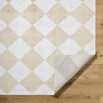 Senior Modern Saffron Washable Area Rug - Image 2