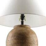 Herschell Traditional Brick/White Table Lamp - Image 5