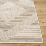 Carissa Modern Light Brown Washable Area Rug - Image 5
