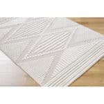 Rosamond Global Beige Washable Area Rug - Image 3