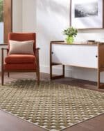Jozette Modern Brown Washable Area Rug - Image 2