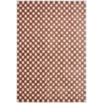 Jozette Modern Rust Washable Area Rug