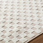 Jozette Modern Cream Washable Area Rug - Image 7