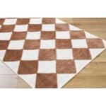 Luanne Modern Rust Washable Area Rug - Image 3