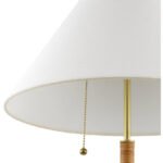 Zaina Modern Metallic - Brass Table Lamp - Image 5