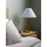 Zaina Modern Metallic - Brass Table Lamp - Image 3