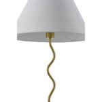 Raysean Modern Metallic - Brass Floor Lamp - Image 3
