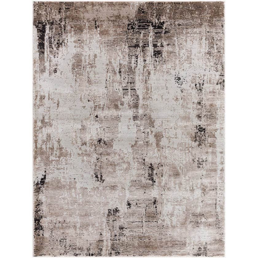 AAAC2481-537-1 Tyjuan Modern Tan/Black Area Rug - Image 1
