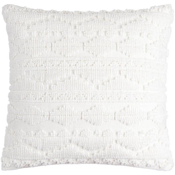 Barron White Pillow Cover