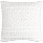 Rosalia White Pillow Cover