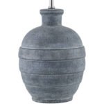 Michiko Modern Gray Table Lamp - Image 3