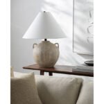 Laurence Traditional Gray/White Table Lamp - Image 3