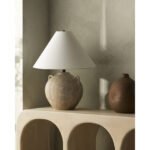 Laurence Traditional Gray/White Table Lamp - Image 4