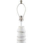 Averill Traditional White Floor Lamp - Image 3