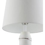 Averill Traditional White Floor Lamp - Image 4