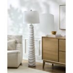 Averill Traditional White Floor Lamp - Image 2