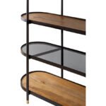 Jalyn Dark Brown Bookcase - Image 5