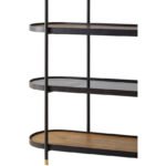 Jalyn Dark Brown Bookcase - Image 6