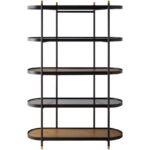 Jalyn Dark Brown Bookcase - Image 4
