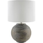 Nicholle Traditional White Table Lamp
